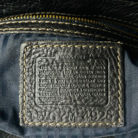Coach Vintage Sonoma Pebbled Leather Crossbody Bag #4928 Lightly Worn - Picture 14 of 16